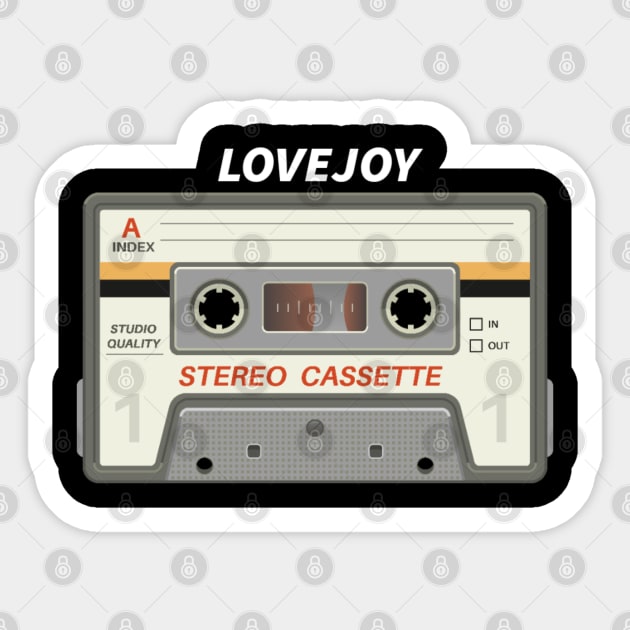 Lovejoy / Cassette Tape Style Sticker by Mieren Artwork 